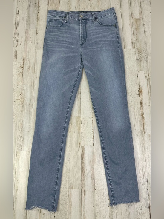 Denim - Abercrombie & Fitch Gray Jeans 29/8L (29x28) Simone High Rise Super Skinny